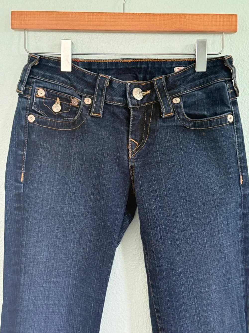 True Religion Dark Wash Becky Bootcut Jeans Size 25